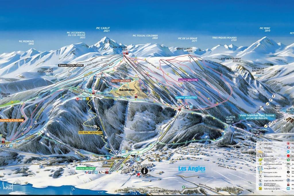 Studio Avec Tres Belle Vue Sur Les Angles Et Proche Des Pistes 외부 사진